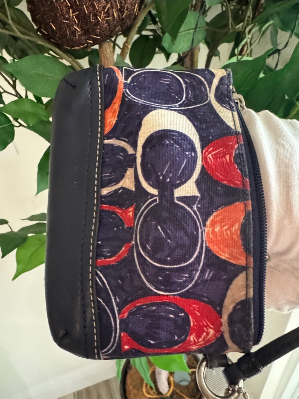 Coach Hamptons Scribble Signature Wristlet - Picture 10 of 10